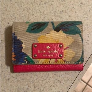 Kate Spade Small Wallet- Tropical Print